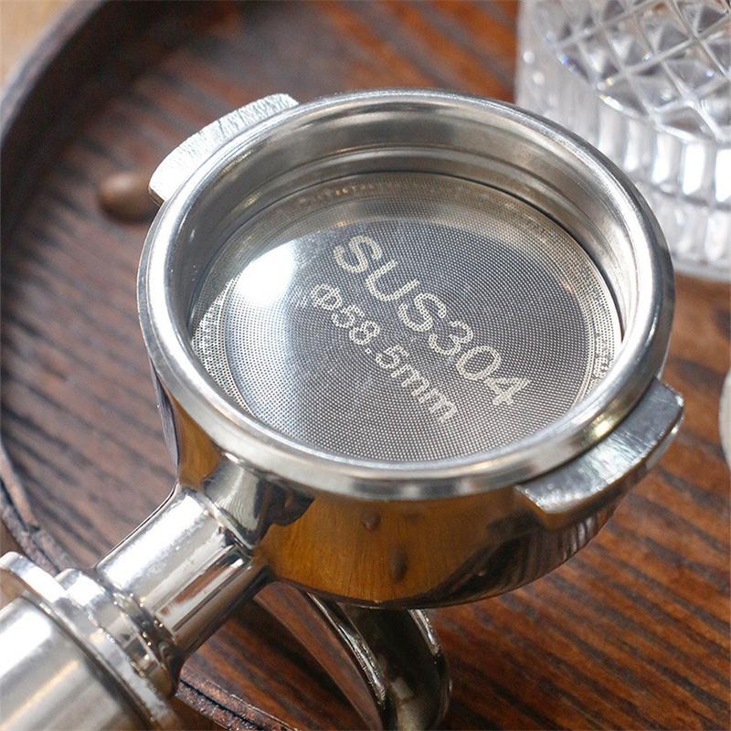Espresso Puck Screen 51mm 53.5mm 58.5mm 304 Stainless Steel Double Layer Filter Reusable Coffee Puck Screen Filter Barista Tool