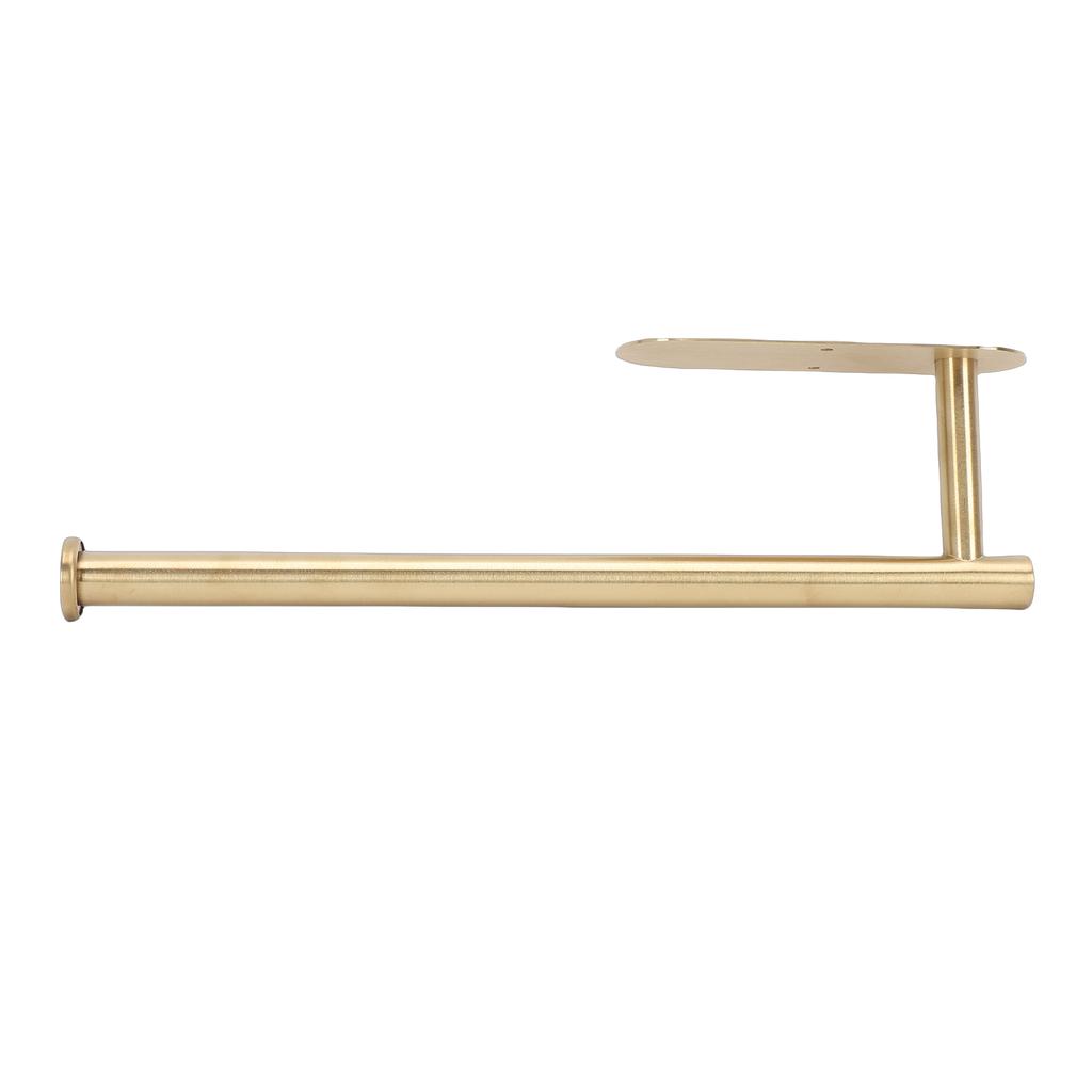 Paper Towel Holder Under Cabinet 304 Stainless Steel Roll Paper Wall Rack Space Saving for Home Hotel Bathroom Kitchen