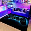 Anime Gamer Rugs for Bedroom Boys Teens Printed Game Gamepad Carpets Living Room Mat Home Decor Non-Slip Decor Doormats