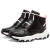 Skechers I-Conik Sweet Temperament Versatile Velcro Warm Plush Boots Shock Absorbing Non-Slip Kick-Resistant Casual Shoes Kids Boots 8701648L-BKWP