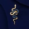 Червона брошка Snake Daji. Високоякісні чоловічі та жіночі аксесуари. Шпилька для костюмів. Змія. Змія. Подарунок на день народження.