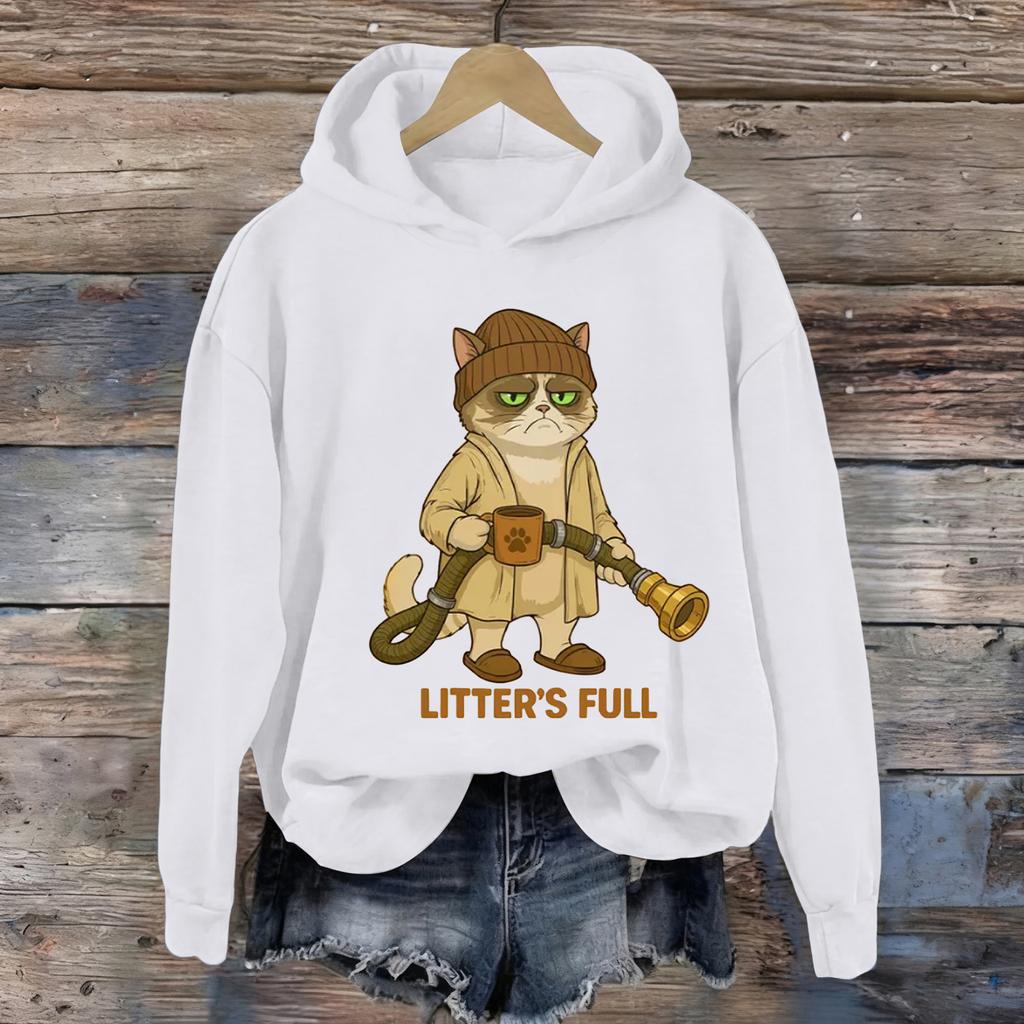 Women's Fashion Daily Versatile Casual Sweatshirts Long Sleeve Hooded Top Sweatshirts