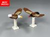 Non-Toxic 4Pcs Moc Bricks Animal Bird Eagle Model City Educational Assembled Building Blocks Children Gift Plastic Toys
