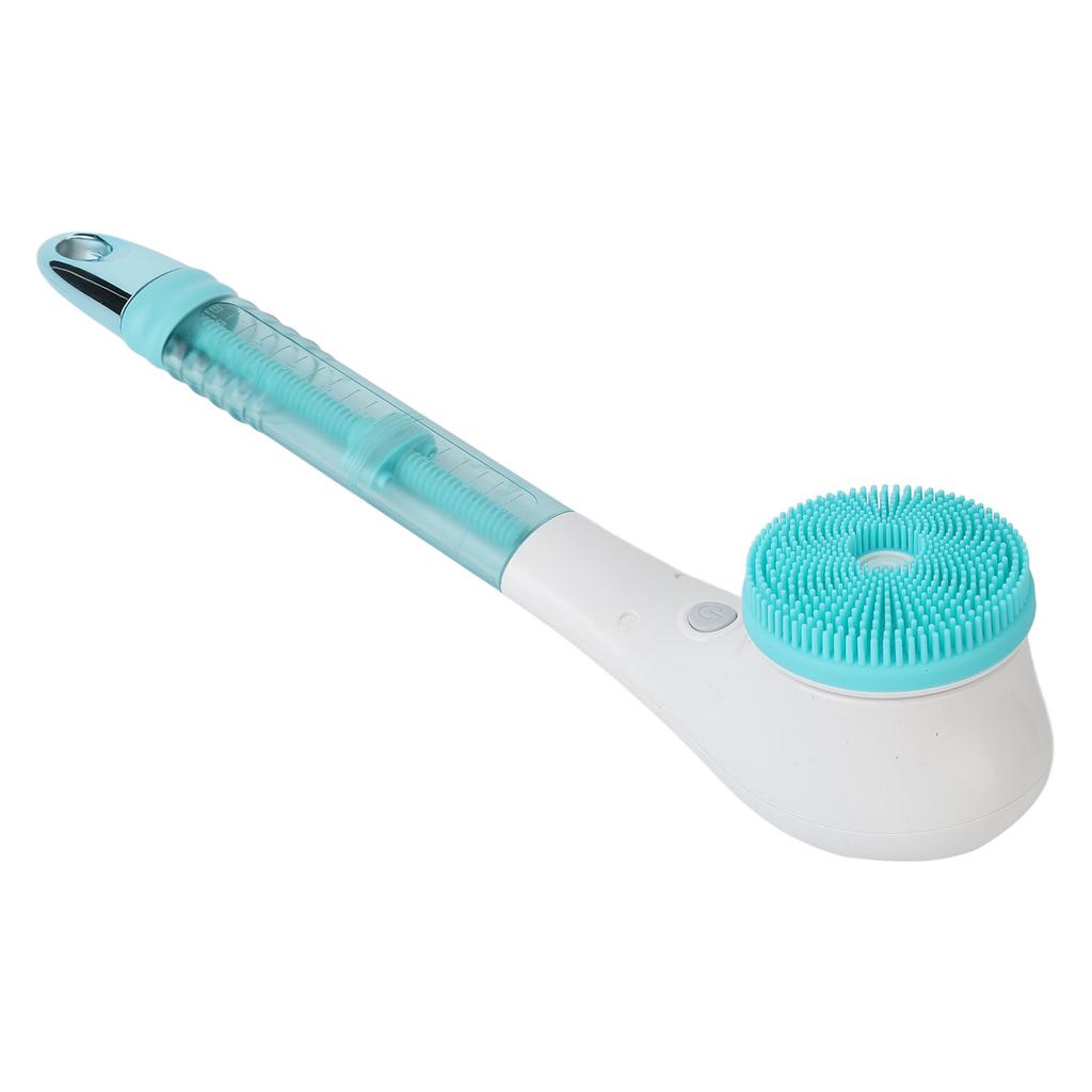 Electric Body Scrubber Brush Skin Friendly Waterproof Long Handle Soft Bristles Detachable Electric