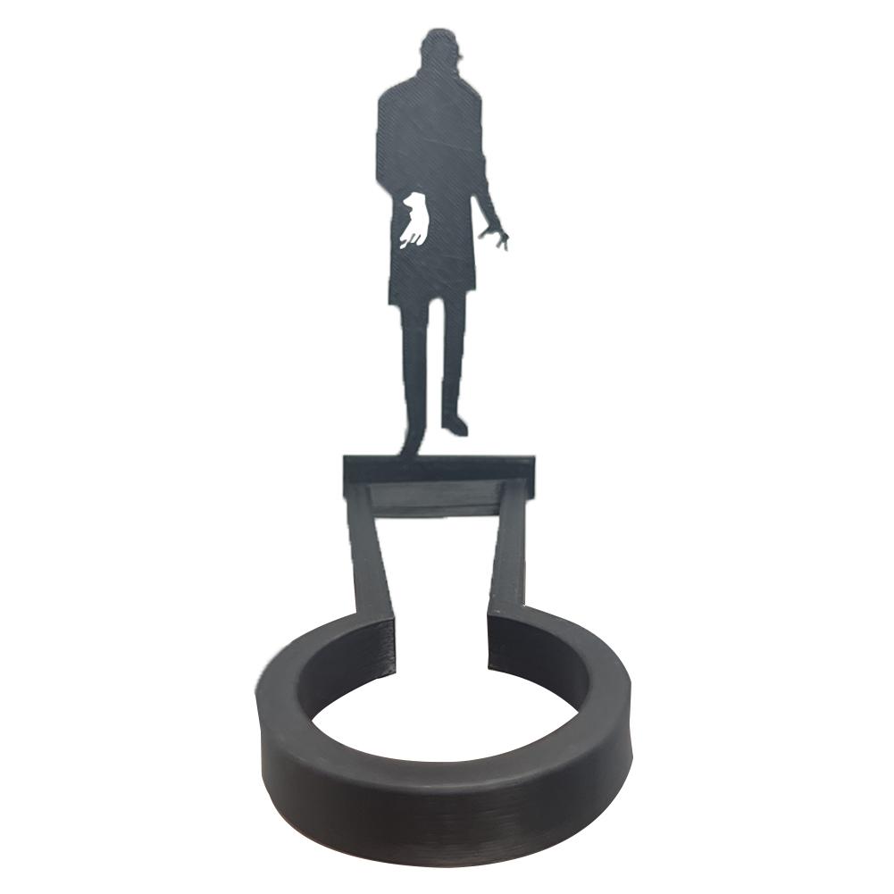 Nosferatu Candle Shadow Metal Halloween Horror Candle Holder Halloween Devil Shadow Candelabra Spooky Halloween Candle Holder