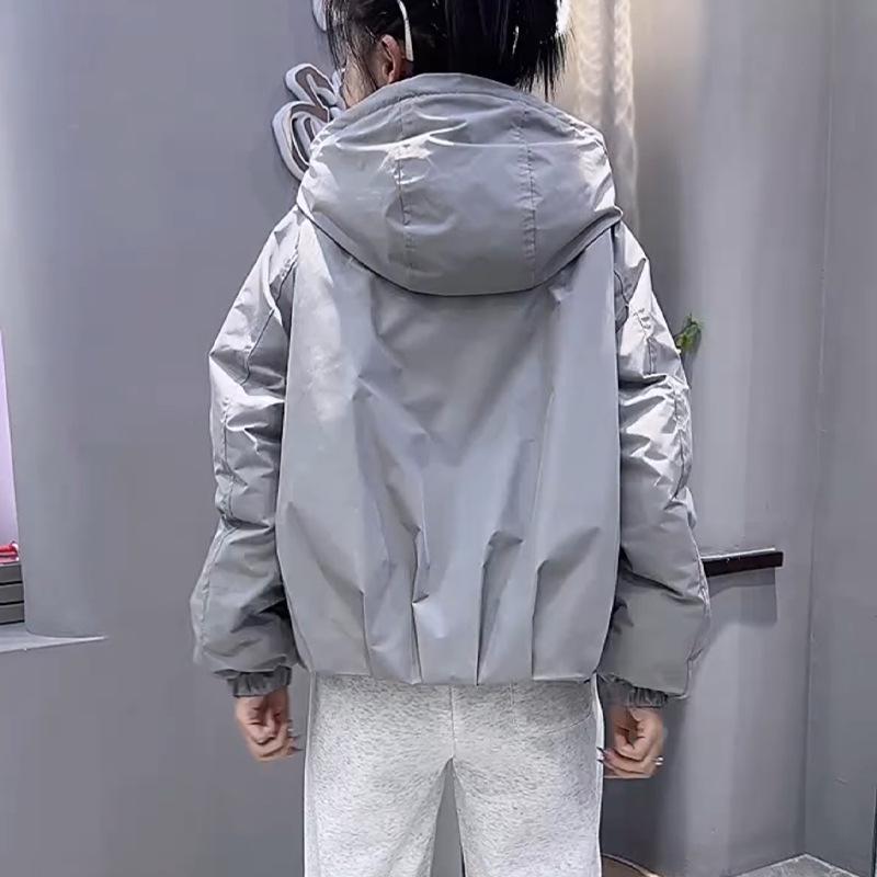 2025 Spring Women's Quilted Cotton Jacket - Short, Fashionable, Thin, and Petite Fit