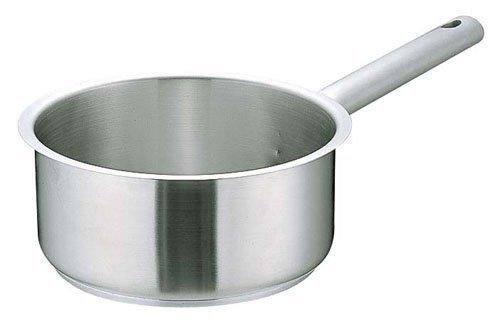 

Endo Shoji Commercial Murano Induction Shallow Pot, 24cm (without lid), Induction Compatible, 18-8 Stainless Steel, AKTD304