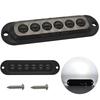 Lampa obrysowa 6 LED dymiona 12-24V  Biały Off-Road