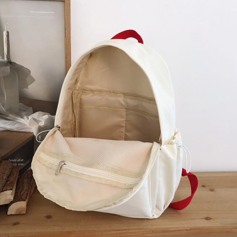 Senior High School Large Capacity Schoolbag Women's Letter Backpack