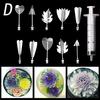 14 Stil 3D Gelatine Kuchenform Gelee Kunst Pudding Blumen Edelstahl Düse Spritze Nadel Set Kuchen Dekorationswerkzeuge