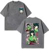 Anime The Apothecary Diaries Print Vintage Washed Tees Men Women Fashion Tshirt Casual Cotton Shortsleeved T Shirts Fan Gifts