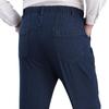 Men's High-Waist Elastic Jeans for Autumn/Winter - Loose, Deep Crotch, Casual Trousers for Middle-Aged and Elderly