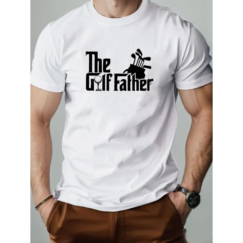 

European sizes Men s Solid Color Short Sleeve Golf T-Shirt - Breathable Summer Casual Round Neck Tee Suitable for Golfing & Casual Attire S белый