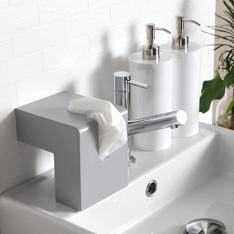 Nordic Right Angle Desktop Napkin Paper Storage Case Tissue Box Holder Organizer