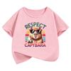 Streetwear Capybara Design T-Shirt Bedrucktes T-Shirt Sommerkleidung für Mädchen Kurzarm Tops T-Shirts Niedliche Mädchenkleidung