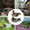 Floating Duck Sculpture for Garden Pond and Pool Decoration - Pond Decor Floating Duck Statue