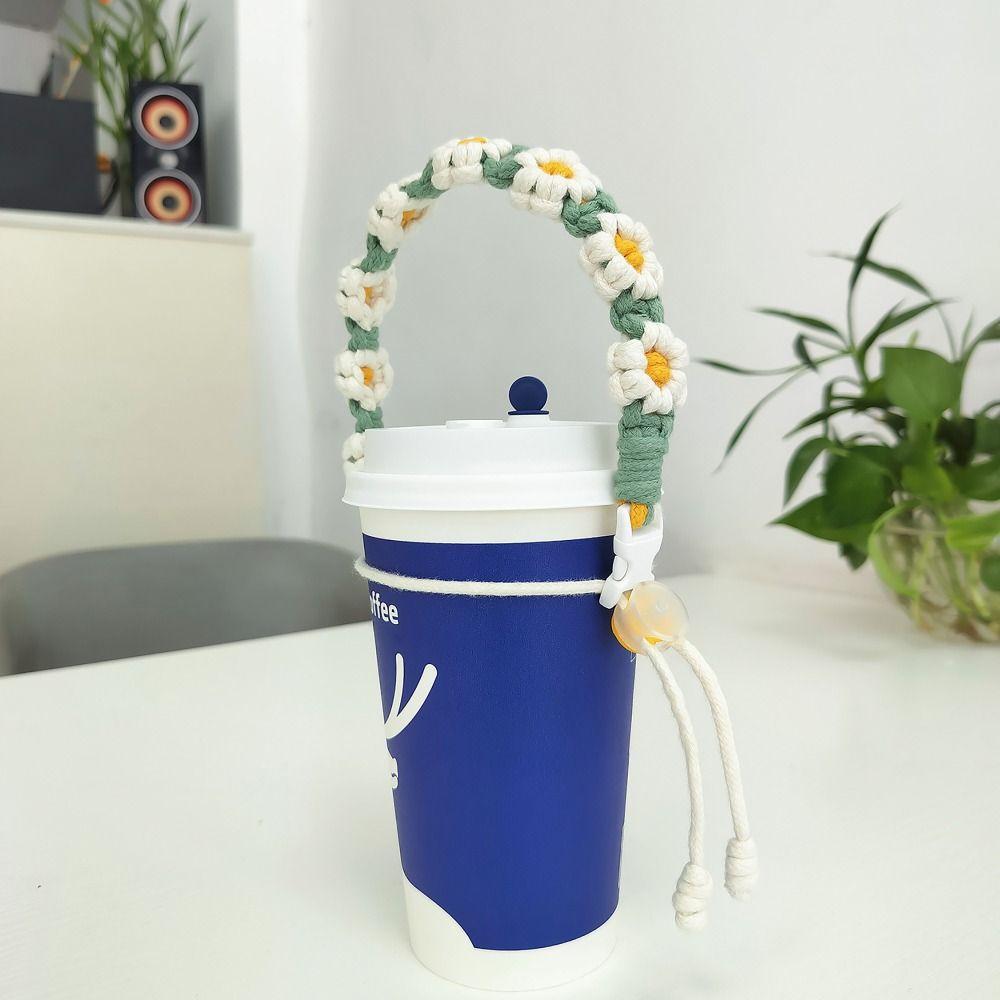 Handmade Water Bottle Handle Leakproof Coffee Mug Accessory for Coffee Milk Tea Cup