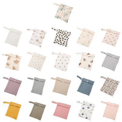 Borsa Pratica per Passeggino in Morbido Cotone Borsa Organizer per Mamma Borsa per Pannolini Organizzatore Pochette per Pannolini Accessorio per Passeggino