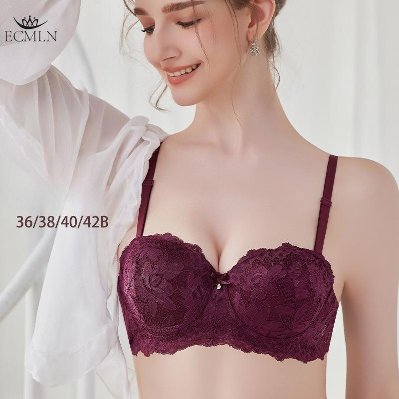 New Women Bras Sexy Lace Push Up French Style Lingerie Soft Deep V Top Breathable Thin Bralette Bras