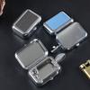 Portable Ashtray Outdoor with Built-in Holder Metal Travel Camping Hiking Pocket