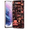 Read Books illustration Transparent Cover for Samsung Galaxy S24 S23 S22 S20 S21 FE Ultra S24 S23 S10 S10E S9 Plus 5G Phone Case