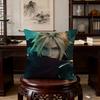 F-Final F-Fantasy Cloud Strife Cushion Cover Home Office Birthday Anniversary Gifts Soft Skin Friendly Cushion Cover