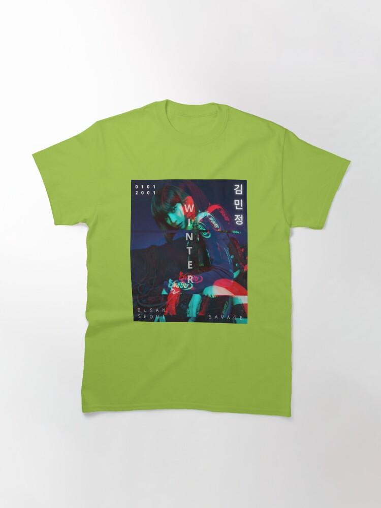aespa Winter SAVAGE Glitch Version Classic T-Shirt