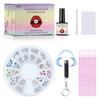 Tooth Gem Full Set Kit Sparkle Tooth Jewelry Durable Easy Apply Cosmetic Dental Accessory
