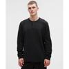 Slub Cotton Jersey Long Sleeve Henley Black