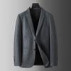 Dibenze Men's Plus Size Wrinkle-Free Business Casual Blazer