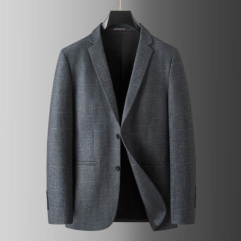 

Dibenze Men s Plus Size Wrinkle-Free Business Casual Blazer XL