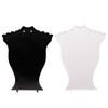 Plastic Necklace Earrings Pendant Chain Jewelry Display Model Bust Stand Suitable for Home Business Storage Presentation
