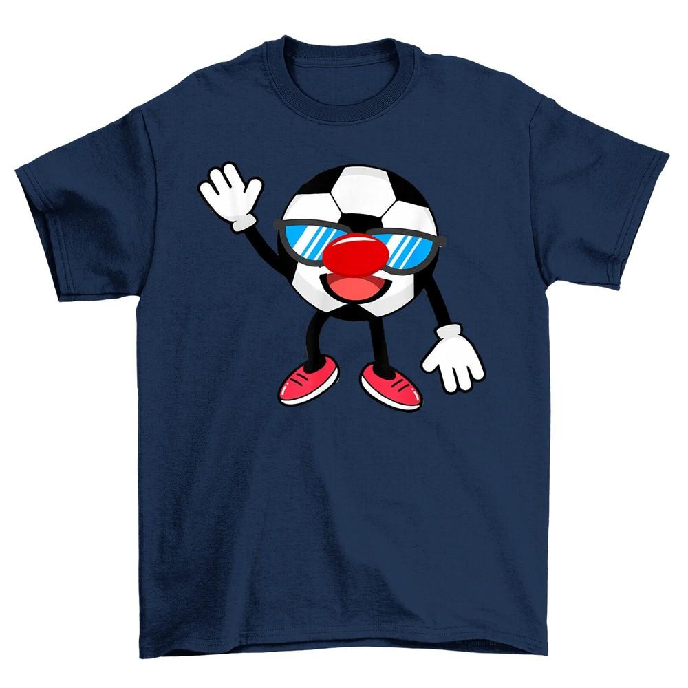 

Happy Football Red Nose Novelty Funny T-Shirt Adults and Kids Comedy Tee Shirt 4XL
