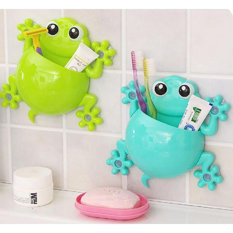 Cartoon Sucker Gecko Toothbrush Holder Wall Suction Hook Tooth Brush Holder DD Cartoon Sucker Gecko Toothbrush Holder Wall Suction Hook Tooth Brush Holder DD