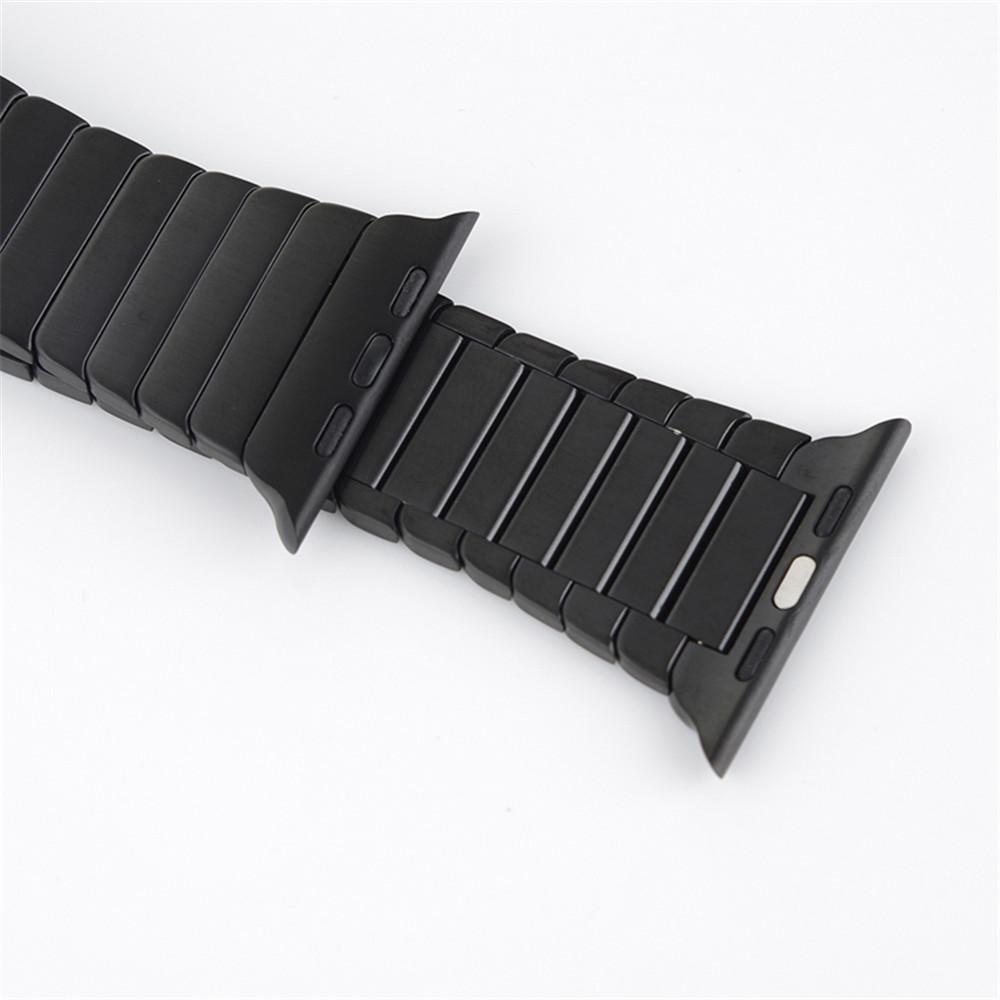 Official Stainless Band for Apple Watch 9 8 7 41mm 45mm Butterfly Clasp Watch Strap for IWatch Ultra 38 42mm 49mm Replacement Watch Band Accessories