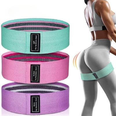 Stretch Hip Resistance Bands Yoga Legs Butt Anti Slip Elastic Fitness Bodybulding Exercise Workout Equipment
