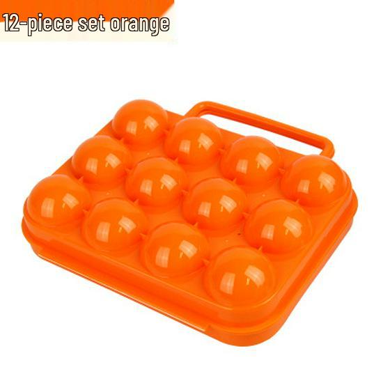 Stoßfeste Outdoor-Eieraufbewahrung mit 6/12 Fächern & Familien-Tischtennis-Spielbox