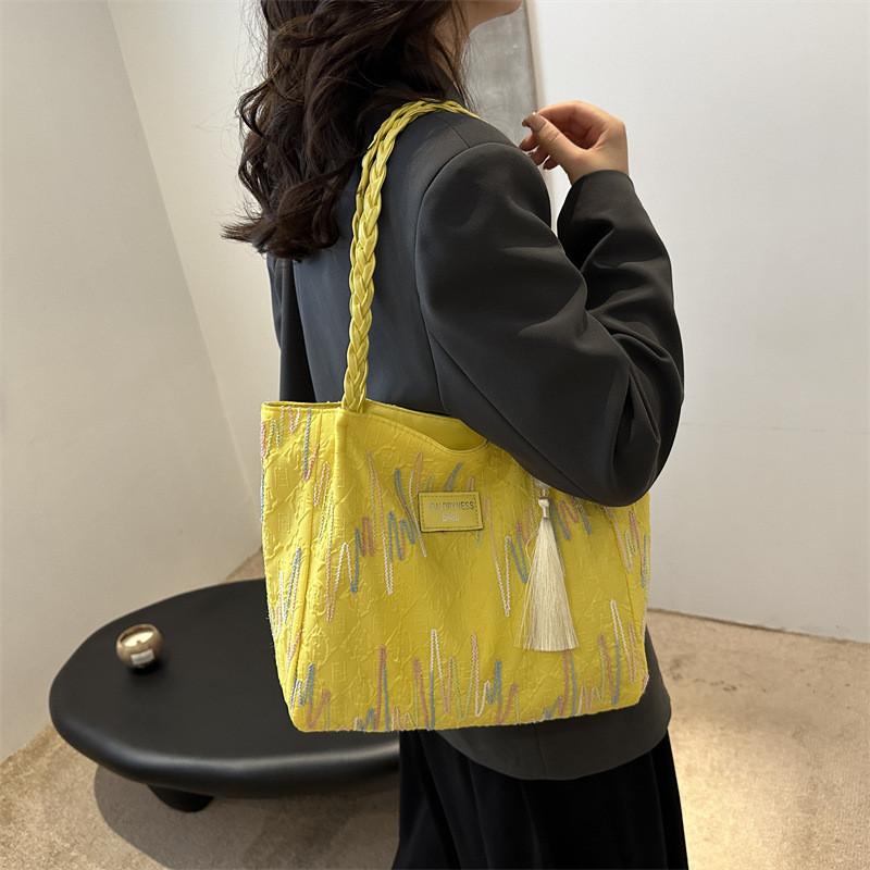 2024 Summer New Fashionable Shoulder Tote Bag Stylish Casual Large Capacity Women