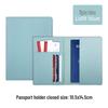 Multi-Card Slot Leather Passport Protection Book: PU Leather Multi-Functional Travel Passport Holder