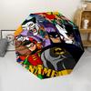 Custom Name Batman Theme Automatic Umbrella, Lightweight & Portable, 8 Rib, Perfect for Outdoor Travel, Birthdays, Christmas, Gifts.