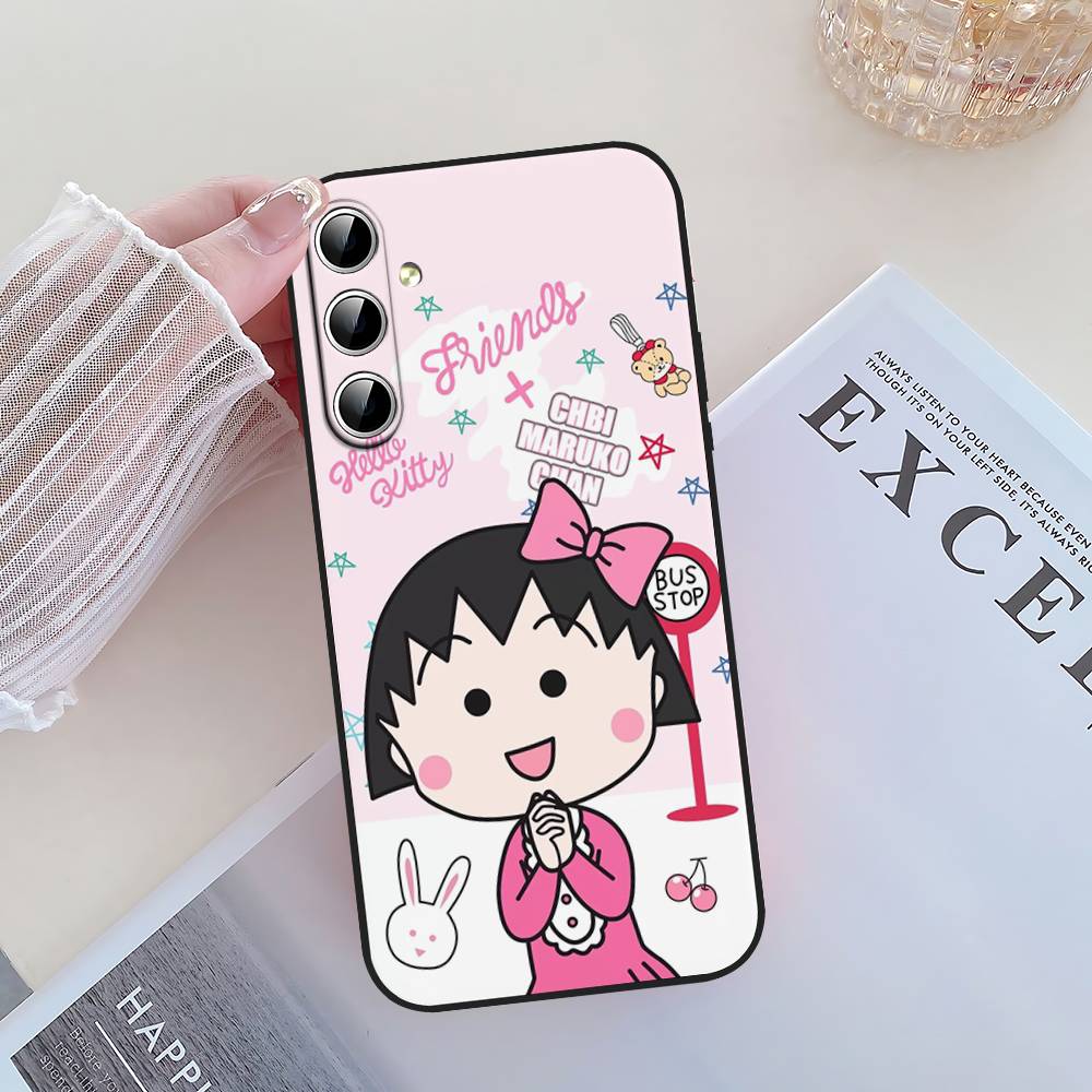 Chibi Maruko Chan Phone Case For Samsung Galaxy S21 S22 S23 S24ULTRA S25ULTRA FE Ultra Plus5G A52S S26 Soft Cover