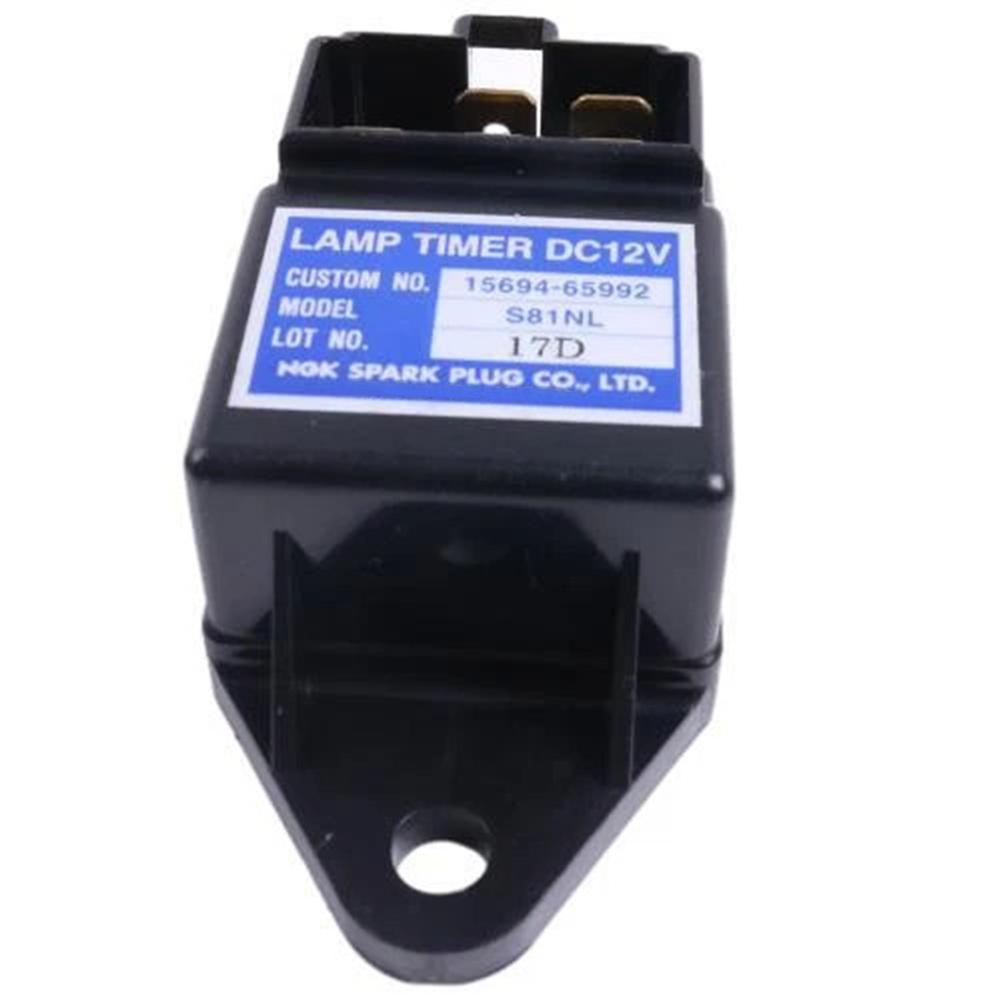 Glow S81NL Lamp Timer 12 Volt Relay for Kubota Engines Compatible with 15694 65990 15694 65992 for Generator Systems