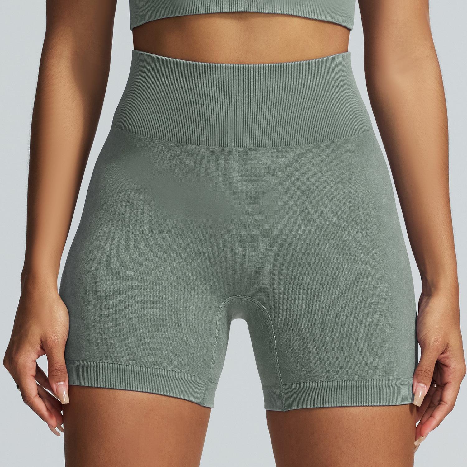 

Спортивные шорты европейские и американские осенне-зимние облегающие спортивные штаны для йоги фитнес одежда для йоги с длинным рукавом M