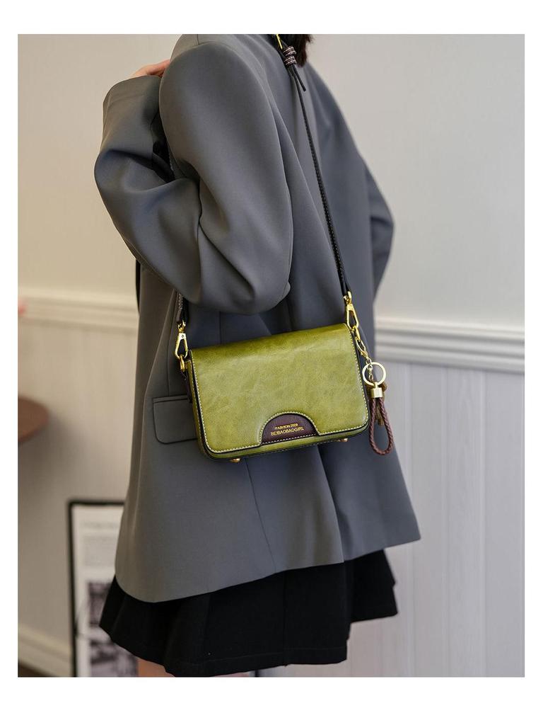 Color Block Urban Minimalist Women's Crossbody Shoulder Bag