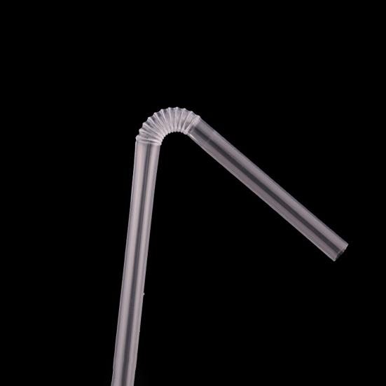 100Pcs/Bag Drinking Straws Eco-friendly Multicolor Portable Flexible Disposable Plastic Drinking Straws Home