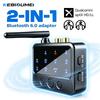 KEBIDUMEI Bluetooth 6.0 Audio Transmitter Receiver AptX-Adaptive AD/HD/LL AAC 3.5MM AUX RCA Stereo HiFi Music Wireless Adapter 6