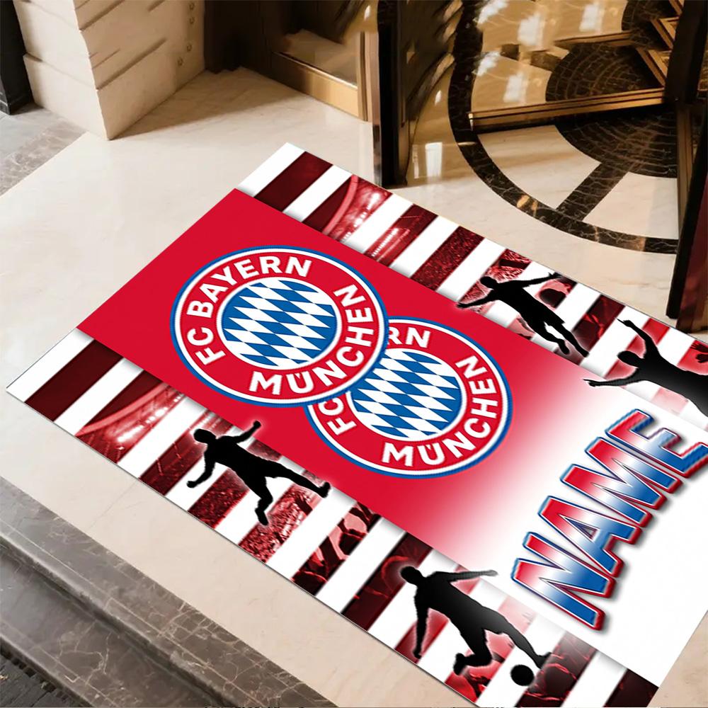 Fc Bayern Munich Glory Carpet Perfect for Entryway Hallway Game Room Foyer Anti-slip Rug Anime Office Decor Best for Christmas