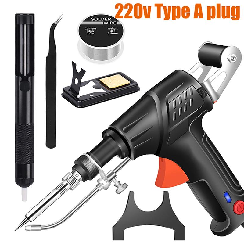 Laserschweißmaschine Laserschweißpistole für Metall Multifunktions-Lötkolben Lötpistolen-Set Automatischer kabelgebundener Lötkolben I
