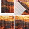 2D flat printing 2pcs Party Curtain Desert Cactus Sunset Arizona Landscape Digital Printed Polyester Drapes All Season Party &