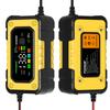 12V 7A Car Battery Charger Digital Battery Maintainer Color Screen Smart Fast Charge for Calcium Gel AGM Lead Acid Batteries